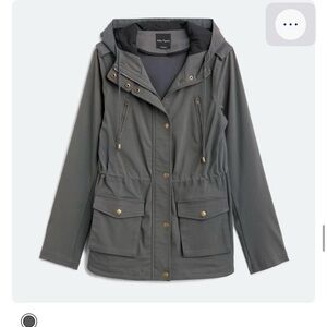 Stitch Fix Eden Society XL Charcoal Gray Utility Jacket with Hood